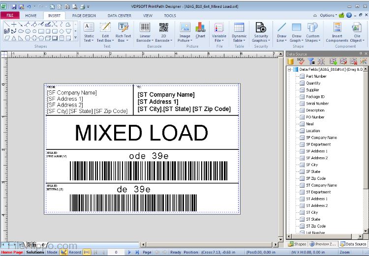 barcode label printing software free